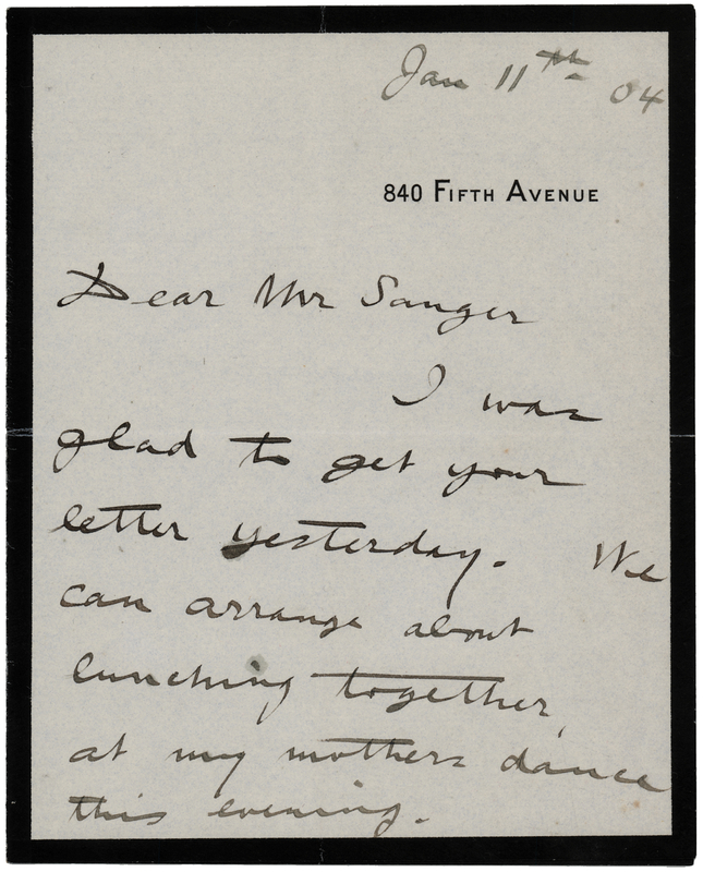 Lot 342 John Jacob Astor IV Autograph Letter Signed