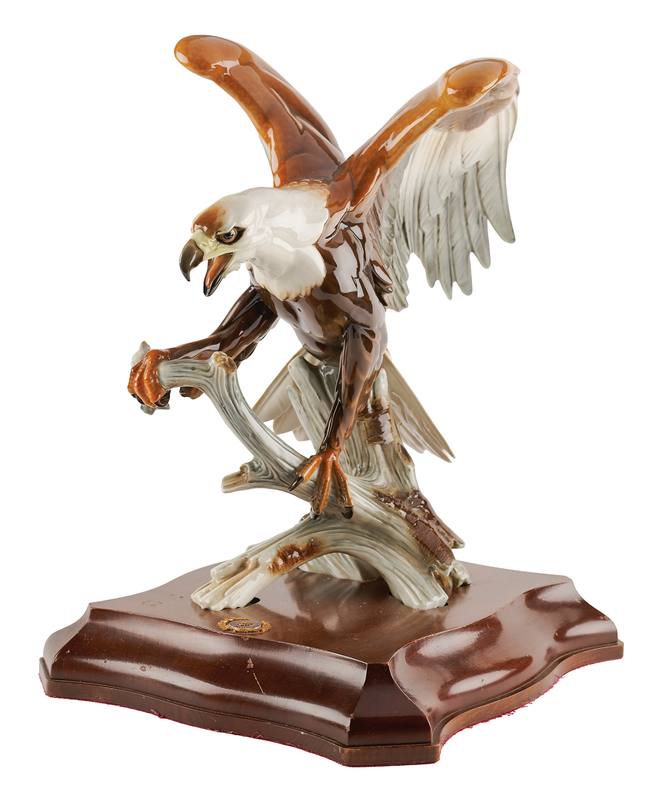 Lot 59 Richard Nixon's Hutschenreuther Porcelain Bald Eagle Sculpture