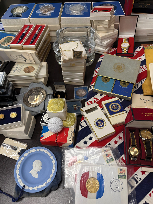 Lot 58 Richard Nixon Ephemera Collection - Approximately (100) Souvenirs and Commemorative Items