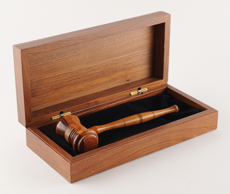 Lot 409 Panama Canal Railway 1852 Construction Wood Gavel