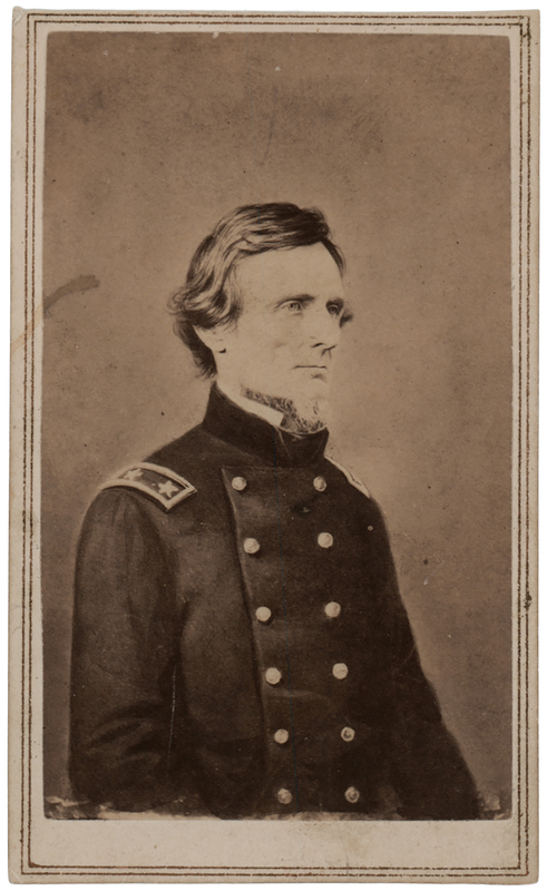Lot 476 Jefferson Davis Carte-de-Visite Photograph