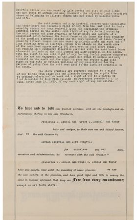 Lot #540 Norman Rockwell (2) Documents Signed for the Sale of His Vermont Farmhouse - Image 7