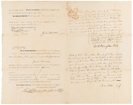 Lot #23 William Henry Harrison Document Signed - Four Months Before the 1836 Presidential Election - Image 1