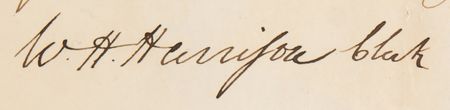 Lot #23 William Henry Harrison Document Signed - Four Months Before the 1836 Presidential Election - Image 2