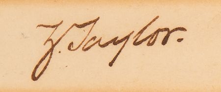 Lot #29 Zachary Taylor Document Signed as President - Unissued Four-Language Ship's Pass - Image 2