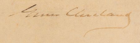 Lot #96 Grover Cleveland Document Signed as President, Commissioning a Future Explorer of Alaska - Image 2