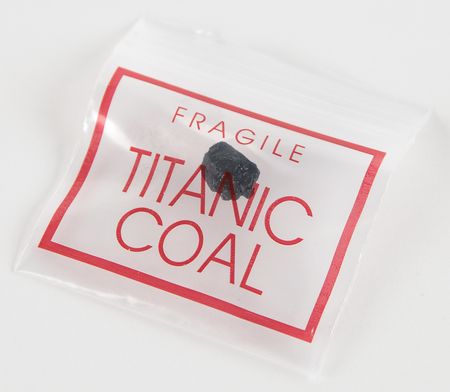 Lot #425 Titanic: Coal Piece Recovered from Wreck Site - Image 3