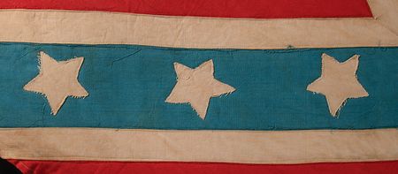 Lot #468 Civil War: Confederate Flag for the 54th Virginia Infantry Regiment (52? x 33?) - Reproduction - Image 4