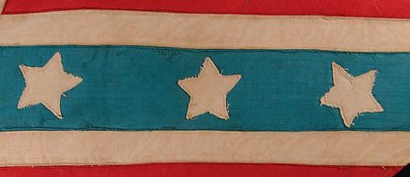 Lot #468 Civil War: Confederate Flag for the 54th Virginia Infantry Regiment (52? x 33?) - Reproduction - Image 7