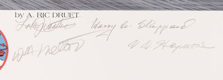Lot #498 Tuskegee Airmen (9) Signed Lithograph - 'Button Up Time' (Ltd. Ed. #1230/1500) - Image 3