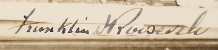 Lot #49 Franklin D. Roosevelt Signed Photograph as President - Image 3
