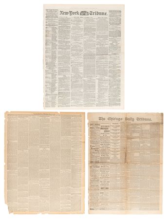 Lot #382 Indian War and Wild West-Era Newspapers and Articles - Image 1