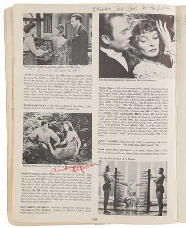 Lot #758 Classic Hollywood Actors and Actresses Multi-Signed (100+) Book - Image 2