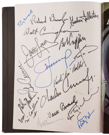 Lot #526 Astronauts Multi-Signed (100+) Book, Including (17) Apollo and (6) Mercury Astronauts - Image 2