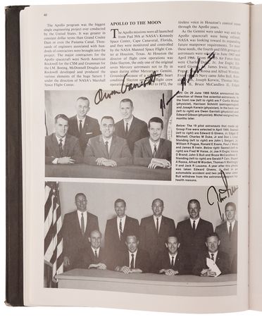 Lot #526 Astronauts Multi-Signed (100+) Book, Including (17) Apollo and (6) Mercury Astronauts - Image 5