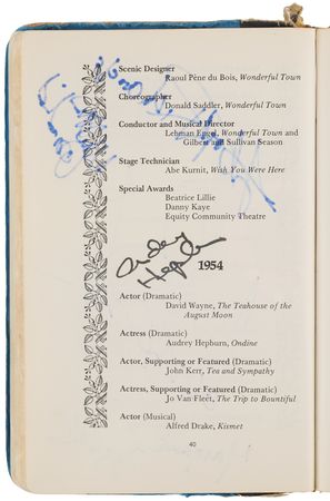 Lot #782 Theatre Actors and Actresses Multi-Signed (300+) Book - Image 1
