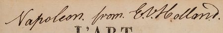 Lot #448 Napoleon's Personally-Owned Book from His Library at St. Helena - L'Art de Vérifier les Dates des Faits Historiques - Image 3