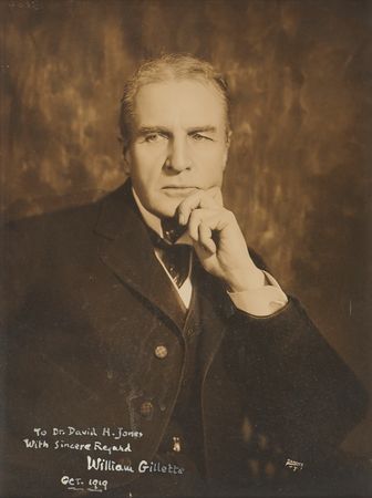 Lot #764 William Gillette Oversized Signed Photograph - Image 2