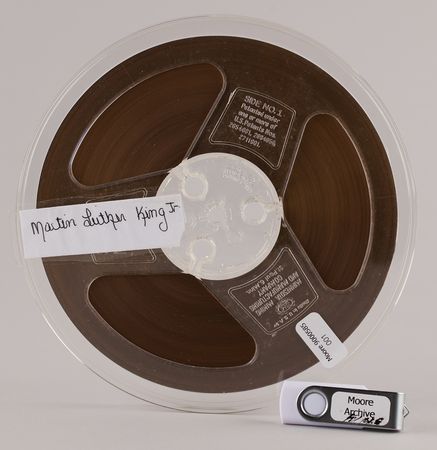 Lot #290 Martin Luther King, Jr. Original Reel-to-Reel Audio Tape of a 1961 Interview on Politics and the Civil Rights Movement: 