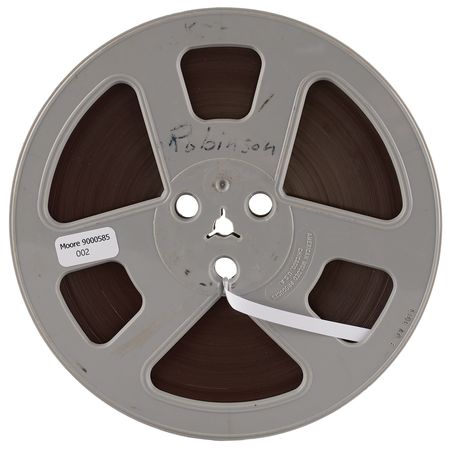 Lot #795 Jackie Robinson Original Reel-to-Reel Audio Tape of an Early 1960s Interview on Business, Politics, and Baseball: 