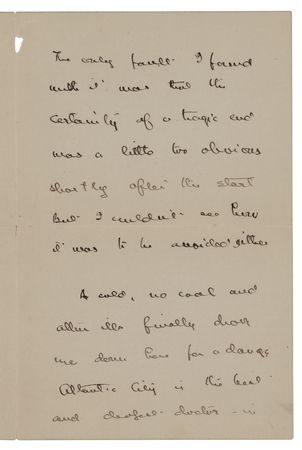 Lot #594 Theodore Dreiser Autograph Letter Signed, Reviewing a Tragedy: 