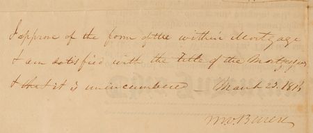 Lot #214 Martin Van Buren Document Signed - Image 3