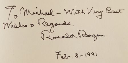 Lot #179 Ronald Reagan Signed Book - An American Life: The Autobiography - Image 2