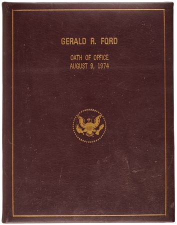 Lot #104 Gerald Ford Autograph Quotation Signed - Presidential Oath of Office: 