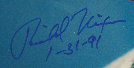Lot #168 Richard Nixon Oversized Signed Photograph - Image 2