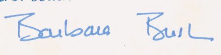 Lot #85 George and Barbara Bush Signed White House Christmas Card Print (1990) - Image 3