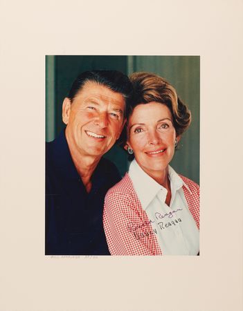 Lot #189 Ronald and Nancy Reagan Oversized Signed Photograph (Ltd. Ed. #38/50) - Image 1