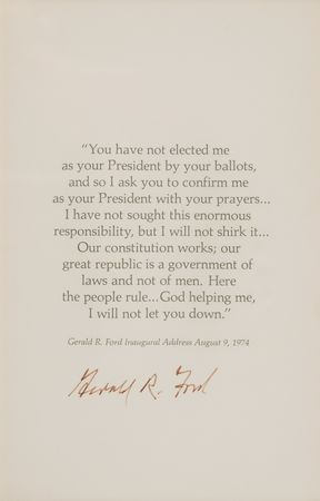 Lot #109 Gerald Ford Signed Invitation - Image 2