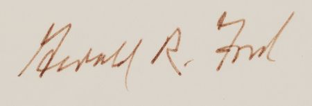 Lot #109 Gerald Ford Signed Invitation - Image 3