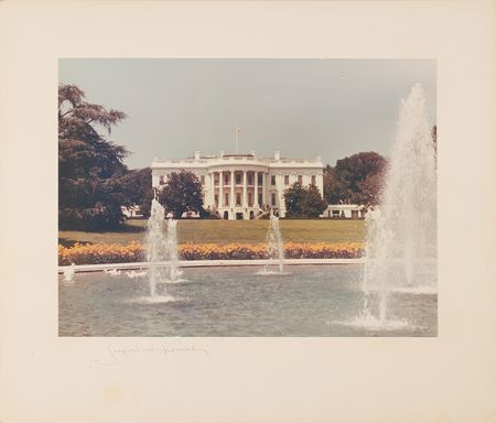 Lot #128 Jacqueline Kennedy Oversized Signed Photograph - Image 1