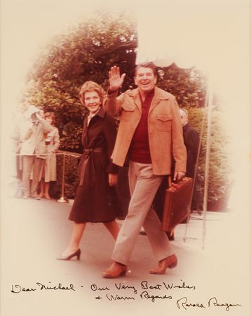 Lot #187 Ronald Reagan Signed Photograph - Image 2