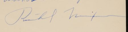Lot #163 Richard Nixon Autograph Letter Signed: 
