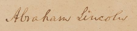 Lot #31 Abraham Lincoln Document Signed as President, Appointing a 