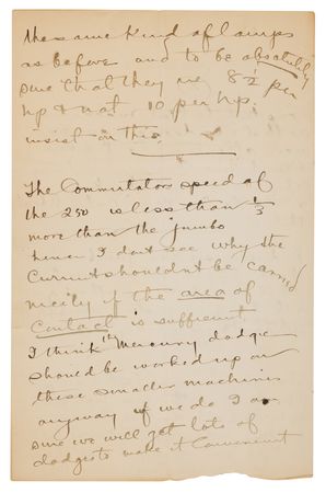 Lot #309 Thomas Edison Autograph Letter Signed on the Installation of Electric Lighting in New York City - Image 5