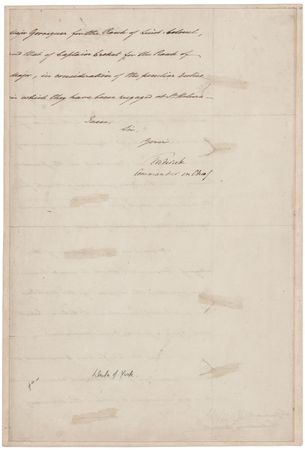 Lot #453 Napoleon: Frederick, Duke of York Letter Signed Acknowledging 