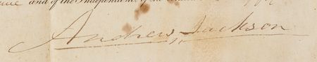 Lot #121 Andrew Jackson Document Signed as President - Image 2