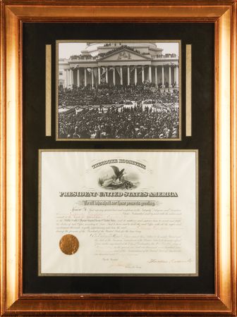 Lot #44 Theodore Roosevelt Document Signed as President, Appointing an Assistant Surgeon - Image 1