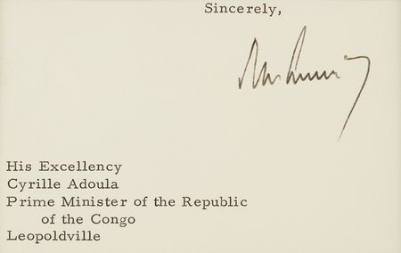 Lot #55 John F. Kennedy Signature - Image 2