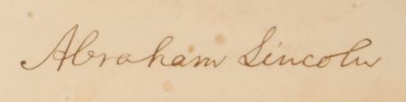 Lot #32 Abraham Lincoln Signature as President - Image 4