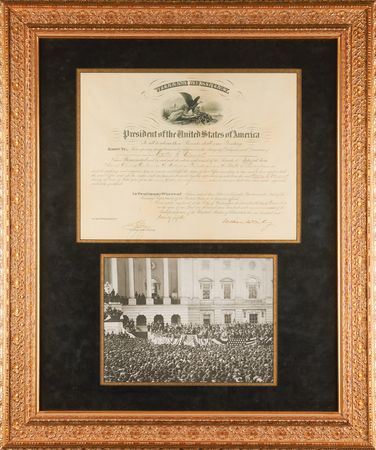 Lot #157 William McKinley Document Signed as President, Appointing a Naval Officer of Customs - Image 1