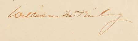Lot #157 William McKinley Document Signed as President, Appointing a Naval Officer of Customs - Image 3
