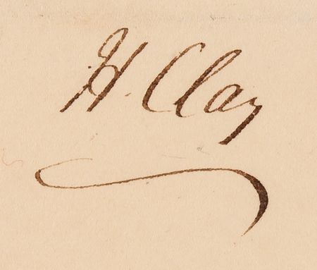 Lot #15 John Quincy Adams and Henry Clay Document Signed as President and Secretary of State, Appointing a Marshal of the United States - Image 3