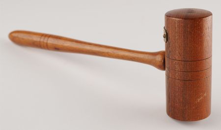 Lot #124 Thomas Jefferson: Gavel Made from Monticello Wood - Image 1