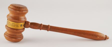 Lot #224 White House 1927 Wood Relic Gavel - Image 4