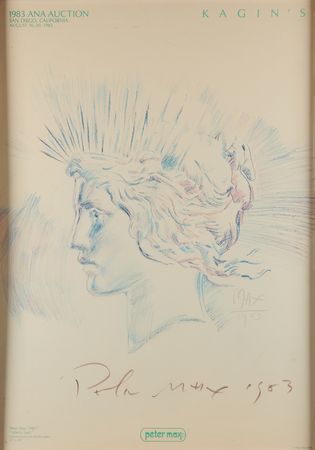 Lot #554 Peter Max Signed 'Liberty Lady' Poster (20.5˝ x 29.5˝) - Image 2