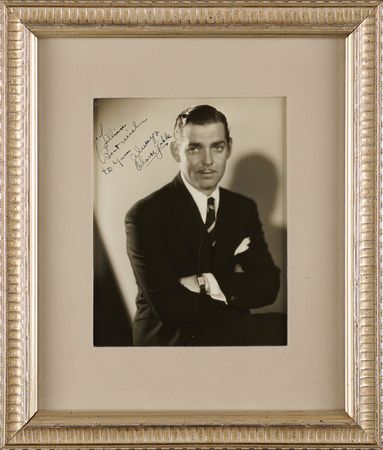 Lot #762 Clark Gable Signed Photograph - Image 1